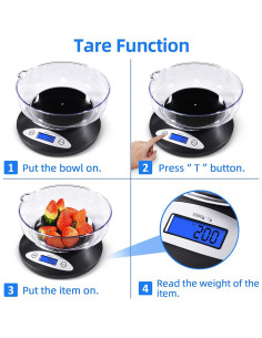 Balanza Digital de Cocina THINKSCALE 5000g Alta Precisión 2