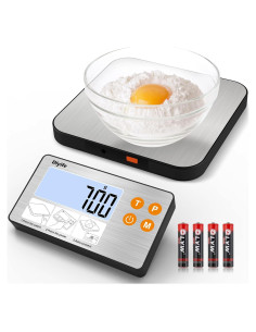 Balanza de Cocina Digital Diyife 15kg Pantalla LCD Dividida