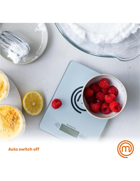 Báscula Digital MasterChef para Alimentos 5kg LCD Vidrio Templado