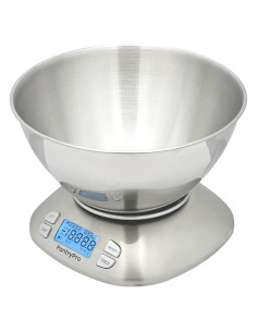 Báscula Digital de Cocina PantryPro Acero Inoxidable 5.5kg