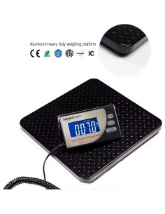 Báscula Postal Digital Amazon Basics 200 kg Plataforma Aluminio 2