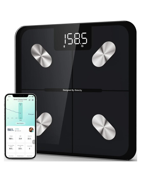 Balanza de Nutrición Inteligente Etekcity 5000g Acero Inoxidable