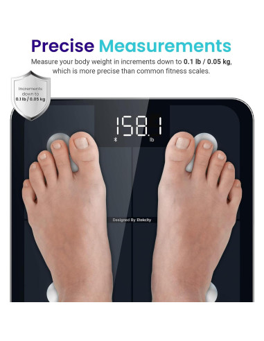 Balanza de Nutrición Inteligente Etekcity 5000g Acero Inoxidable