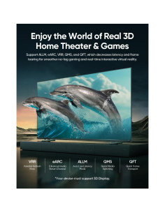 Cable HDMI 8K Ultra Alta Velocidad 0.5M SHKIBY 2.1 48Gbps 2