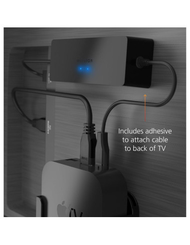 Cable de Alimentación USB Mission para Apple TV - 1.78m
