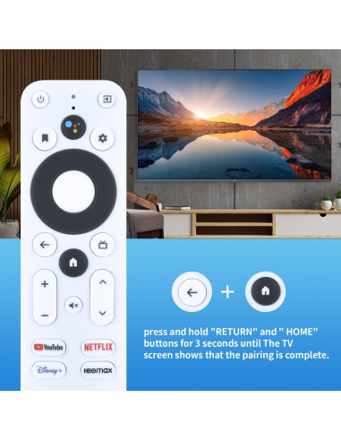 Control Remoto por Voz PZL para Onn 4K Streaming Box