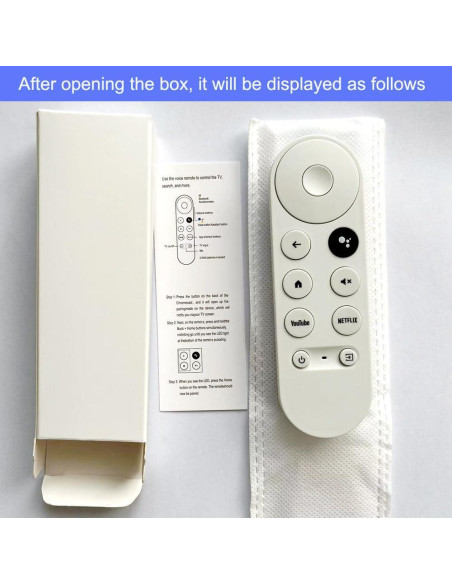 Control Remoto Reemplazo G9N9N para Google Chromecast 4K