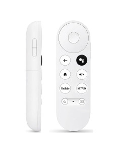 Control Remoto de Voz AieSHOP para Google Chromecast 4K Nieve