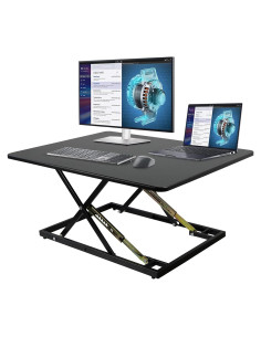 Escritorio Elevador STANDNEE Ajustable en Altura Negro 32in