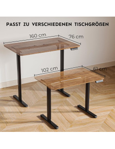 Marco de Escritorio Eléctrico Ajustable BONTEC ESD01-EU 72-118 cm 2