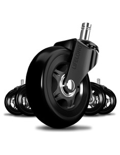 Ruedas de Silla de Oficina Lifelong 7.62cm Alta Resistencia Juego de 5