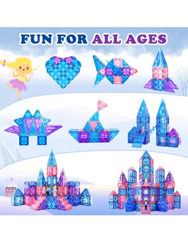 Azulejos Magnéticos Soyee 102 Piezas Castillo Princesa