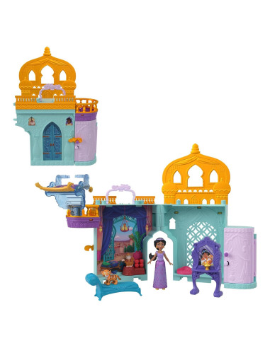 Castillo apilable Jasmine Mattel con muñeca y accesorios