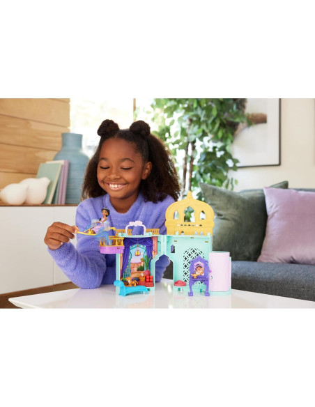 Castillo apilable Jasmine Mattel con muñeca y accesorios Castillo apilable Jasmine Mattel con muñeca y accesorios