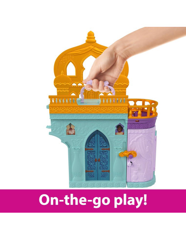 Castillo apilable Jasmine Mattel con muñeca y accesorios