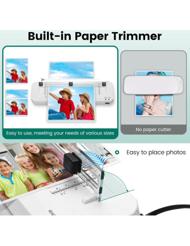 Máquina Laminadora A3 BAYGE LAM00004 Calentamiento Rápido 70s