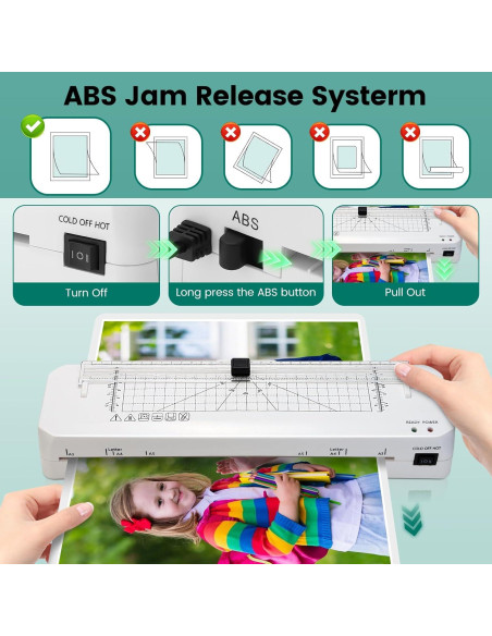 Máquina Laminadora A3 BAYGE LAM00004 Calentamiento Rápido 70s