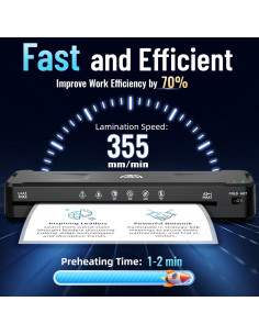 Máquina de Laminado Raycial A3 28x43 cm + 50 Hojas 2