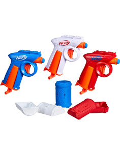 Paquete Triple NERF N Series - 3 Blasters, 30 Dardos N1, 3 Objetivos 2
