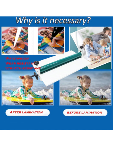 Máquina de Laminado en Frío INTBUYING 25.5" Plegable Manual