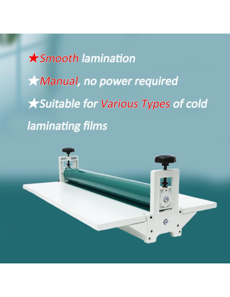 Máquina de Laminado en Frío INTBUYING 25.5" Plegable Manual