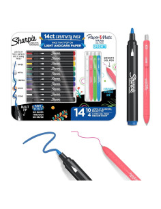 Paquete de Marcadores Acrílicos Sharpie y Bolígrafos Gel Paper Mate - 14 Piezas
