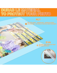 Paquete de Laminado Térmico Caregy 300 Hojas 3 Mil 22.86x29.21cm 2