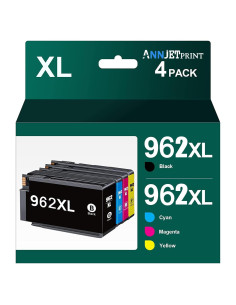 Cartuchos de Tinta 962XL HP para OfficeJet Pro 9010/9020 - 4 Pack