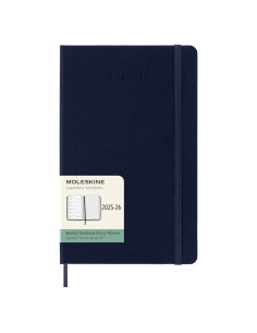 Planificador Semanal Moleskine 18 Meses 2025-2026 Tapa Dura Azul
