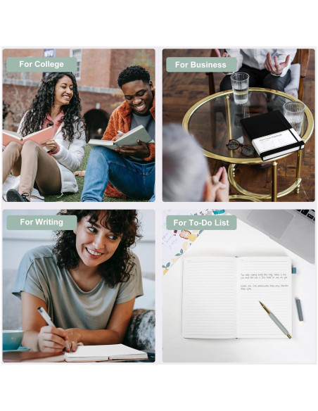 Cuaderno A5 CAGIE 320 Páginas Papel 100 g/m Verde