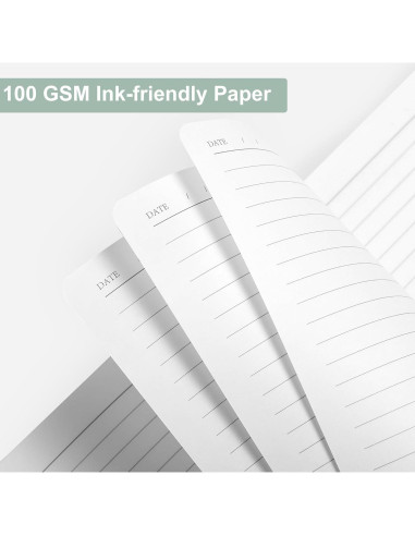 Cuaderno A5 CAGIE 320 Páginas Papel 100 g/m Verde