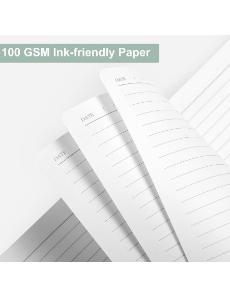 Cuaderno A5 CAGIE 320 Páginas Papel 100 g/m Verde