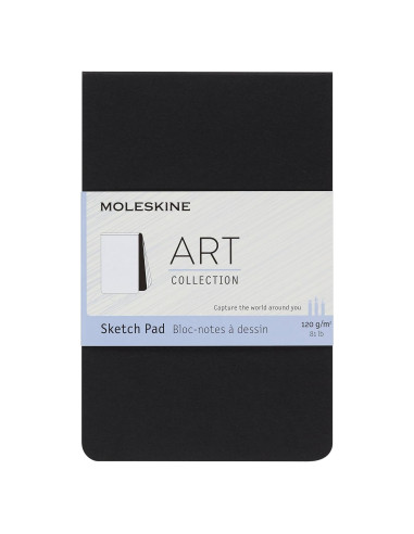 Bloc de Dibujo Moleskine Pocket Negro 48 Páginas 8.9x14 cm