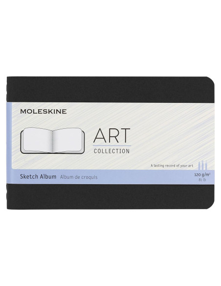 Álbum de Bocetos Moleskine Pocket Negro 72 Páginas Lisas