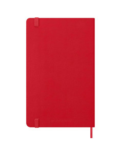 Planificador Semanal Moleskine 2026 Tapa Dura Grande Rojo 2