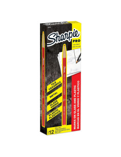 Marcadores China Peel-Off Sharpie Rojo 12 Unidades 0.5mm