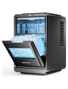 Fabricador de Hielo EUHOMY HZB-12M-IM018 15.88Kg/día Negro