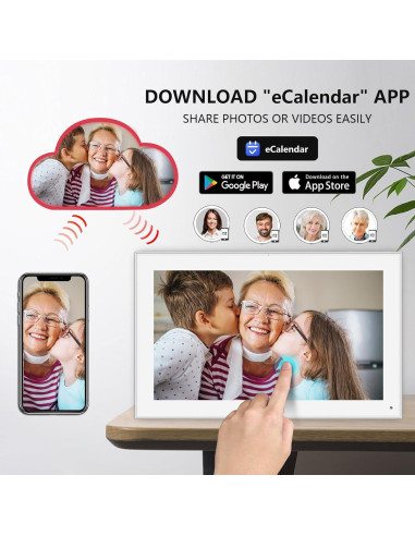 Calendario Digital 15.6" SSA - Planificador Inteligente WiFi FHD