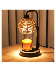 Lámpara Calentadora de Velas Yohonk con Temporizador y Brillo Ajustable