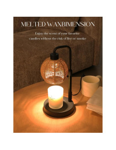 Lámpara Calentadora de Velas Yohonk con Temporizador y Brillo Ajustable 2