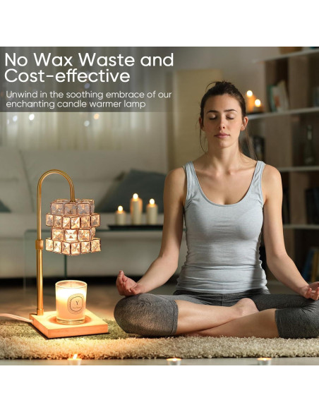 Lámpara Calentadora de Velas Alpharan con Temporizador 37cm