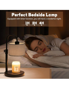 Lámpara Calentadora de Velas FINCMY LED-10 Regulable con Temporizador 2