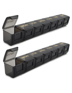 Organizador Semanal de Pastillas MODENGKONGJIAN 2 Piezas