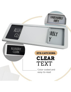 Imán para Lavavajillas Bastante Inapropiado Limpio/Sucio 2