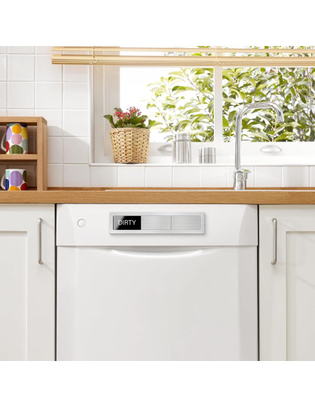 Imán de Lavavajillas Limpio Sucio EliteSign Acero Inoxidable