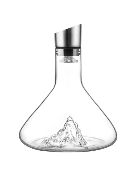 Decantador de Vino Cooko de Cristal 1.2L con Aerador