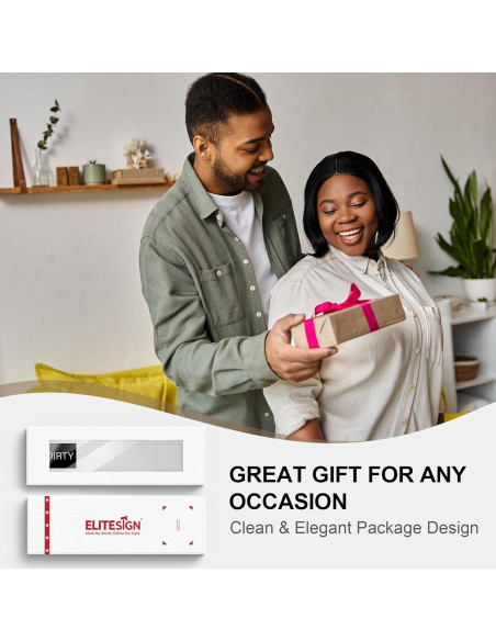 Imán de Lavavajillas Limpio Sucio EliteSign Acero Inoxidable