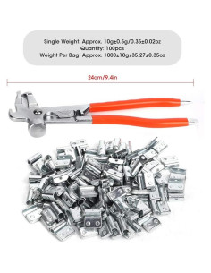 100 Pesas de Balanceo de Rueda 10g Yuecoom para Neumáticos 2