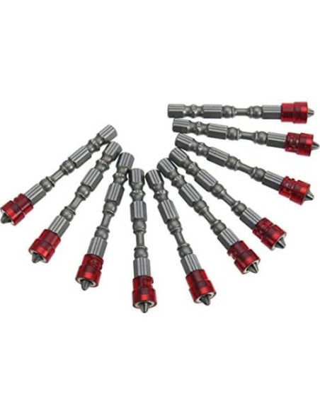 10 Puntas Magnéticas PH2 MiguCo 65mm para Tornillos Yeso