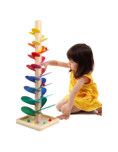 Juguete de Canicas de Madera DIPALENT Árbol Musical 72.5cm